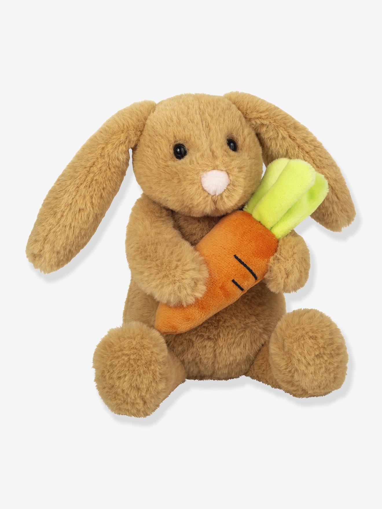 Peluche Coelhinha Lilly com Cenoura 23 cm Teddy Hermann castanho