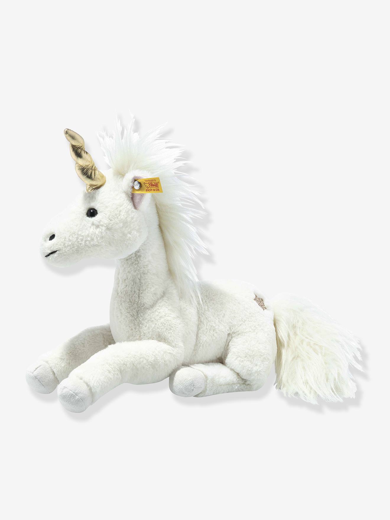Unicórnio de peluche para criança UNICA Steiff 27 cm branco
