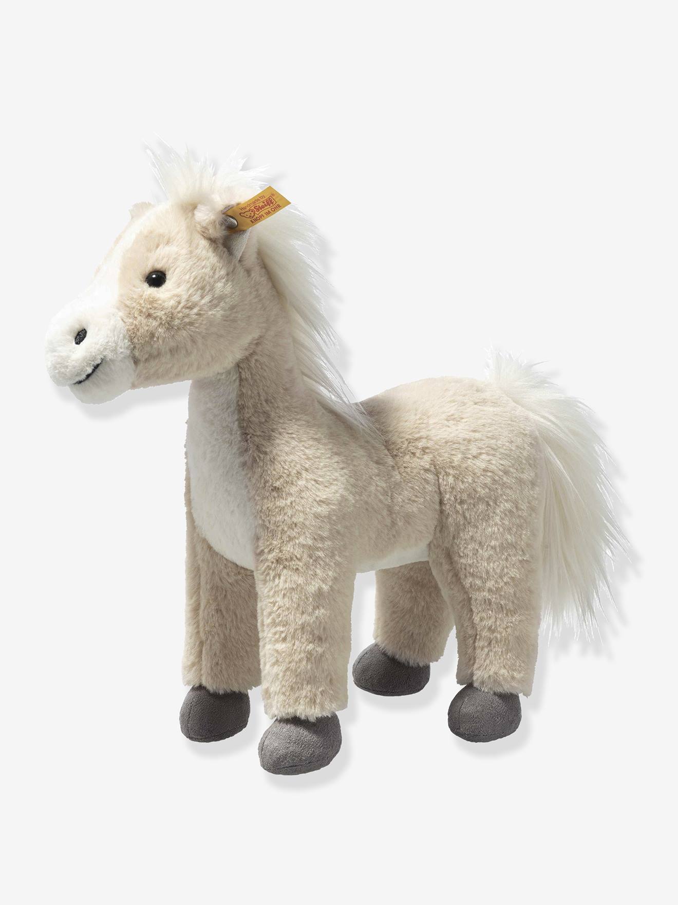 Cavalo de peluche para criança GOLA Steiff 27 cm bege