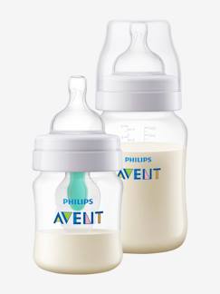 Puericultura-Alimentação Bebé-Biberões, acessórios-Lote de 2 biberões (125 e 260 ml) anticólicas, com válvula AirFree, da Philips AVENT