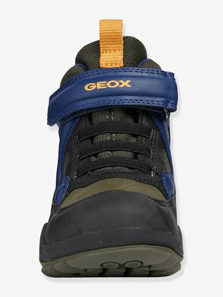 Sapatilhas de menino, New Savage Boy High GEOX® CASTANHO MEDIO BICOLOR/MULTICO+PRETO MEDIO ESTAMPADO 