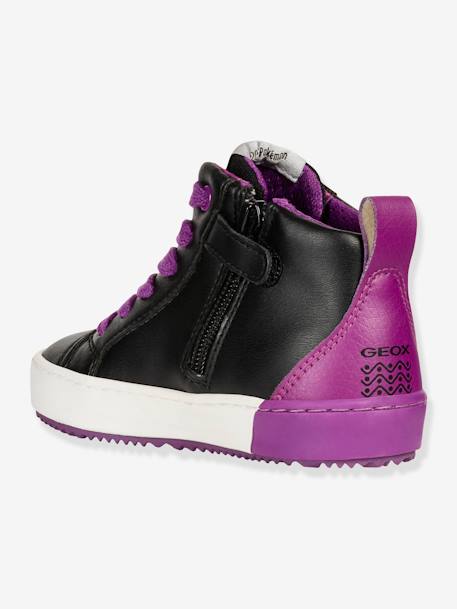 Sapatilhas de menina, Kalispera Girl High Pikachu GEOX® PRETO ESCURO LISO 