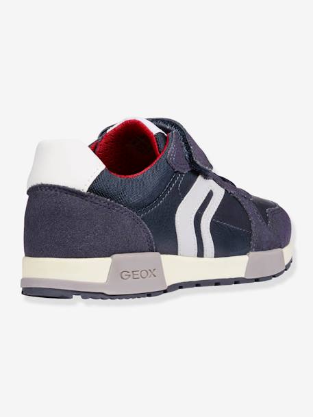 Sapatilhas de menino, Alfier Boy Low GEOX® AZUL ESCURO LISO 
