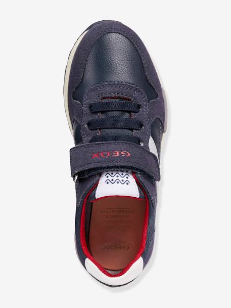 Sapatilhas de menino, Alfier Boy Low GEOX® AZUL ESCURO LISO 