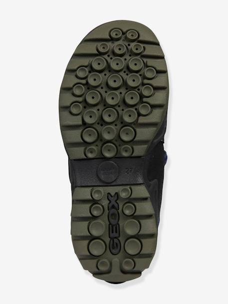 Sapatilhas de menino, New Savage Boy High GEOX® CASTANHO MEDIO BICOLOR/MULTICO+PRETO MEDIO ESTAMPADO 