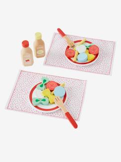 Brinquedos-Conjunto de massas em madeira e tecido