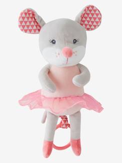 Brinquedos-Doudous e brinquedos em tecido-Peluche musical, ratinho Mimi