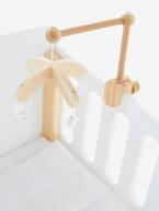 Mobile em madeira, para cama de boneca Branco vivo liso 