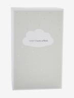 Peluche Coelhinho personalizável e a sua caixa para oferta Branco+Cinzento+Rosa 