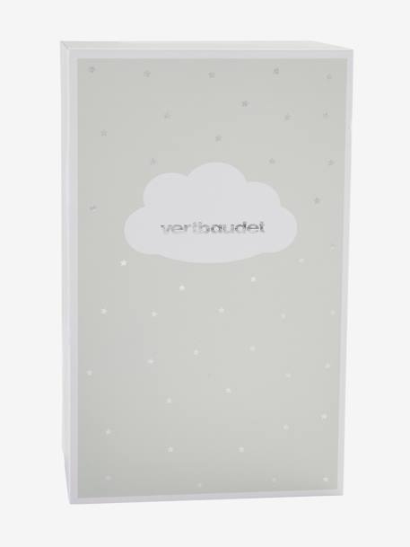 Peluche Coelhinho personalizável e a sua caixa para oferta Branco+Cinzento+Rosa 