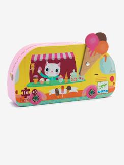 Brinquedos-Jogos de sociedade e educativos-Puzzle Carrinha dos Gelados, com 16 peças, da DJECO