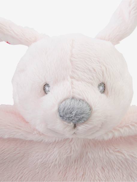 Peluche doudou Coelhinho personalizável e caixa oferta Cinzento+Rosa 