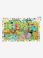 Puzzle de observação, A Selva, com 35 peças, da DJECO BEGE MEDIO LISO COM MOTIVO 