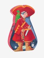 Puzzle O Pirata e o seu Tesouro, com 36 peças, da DJECO BEGE MEDIO LISO COM MOTIVO 