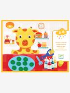 Pintura com esponja «As aventuras dos bonecos», da DJECO LARANJA MEDIO LISO COM MOTIVO 