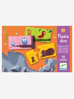 Brinquedos-Jogos educativos-Puzzle Mamã e Bebé, da DJECO