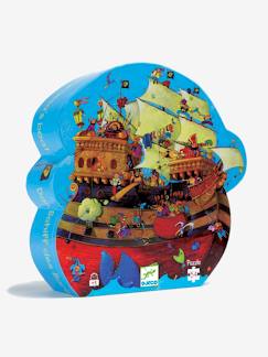 Brinquedos-Jogos educativos- Puzzles-Puzzle O navio do Barba Ruiva, com 54 peças, da DJECO