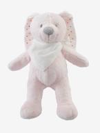 Peluche Coelhinho personalizável e a sua caixa para oferta Branco+Cinzento+Rosa 