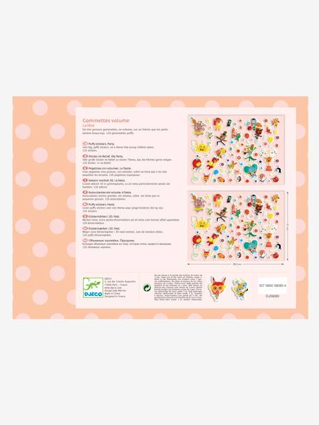 Autocolantes «A Festa», da DJECO BEGE MEDIO LISO COM MOTIVO 