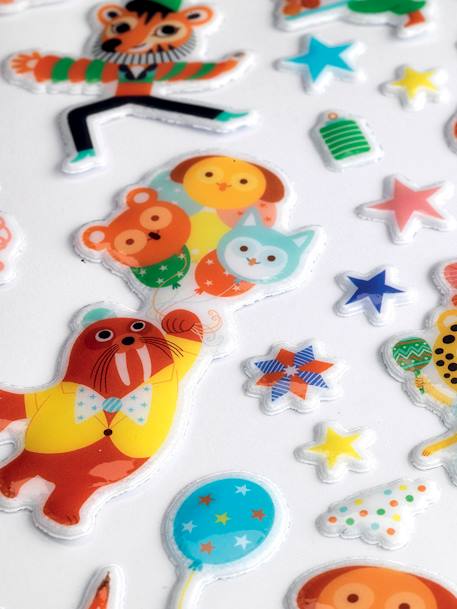 Autocolantes «A Festa», da DJECO BEGE MEDIO LISO COM MOTIVO 