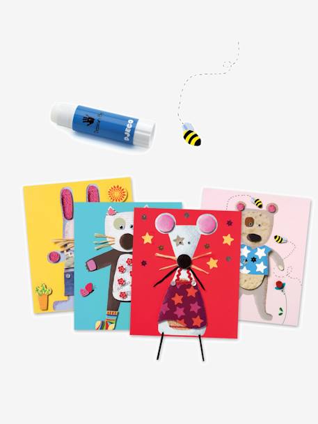 Colagens DJECO VERMELHO ESCURO LISO COM MOTIV 