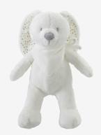 Peluche Coelhinho personalizável e a sua caixa para oferta Branco+Cinzento+Rosa 