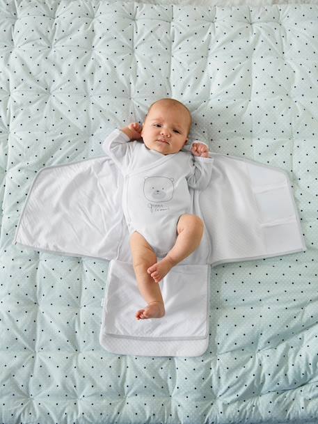 Swaddle VERTBAUDET Branco estampado estrelas 