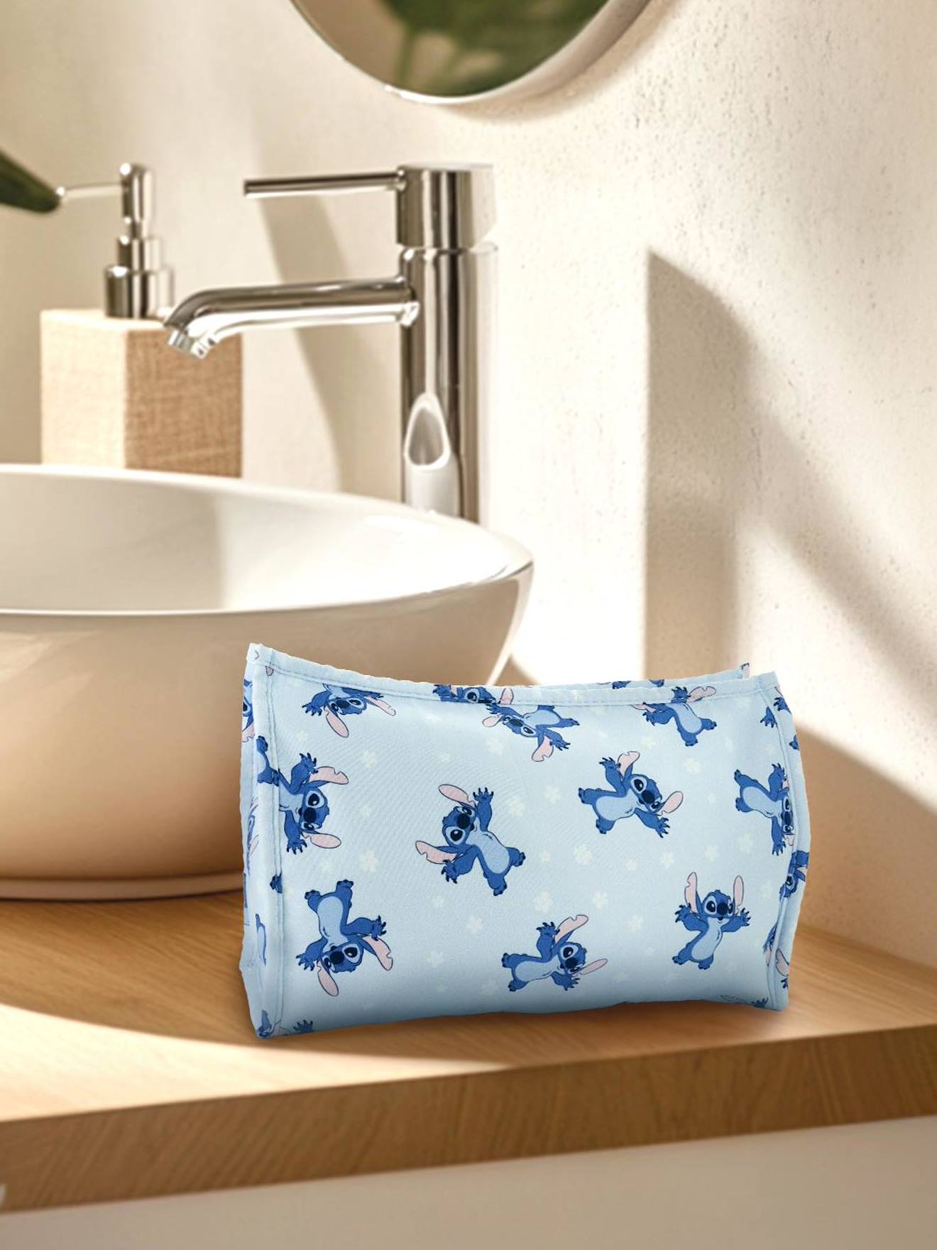 Estojo de higiene Stitch, da Disney® azul
