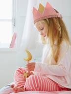 Varinha mágica com lua Rosa claro bicolor/multicolor 