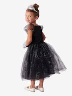 Disfarce de Estrela de Cinema Preto vivo liso com motivo 