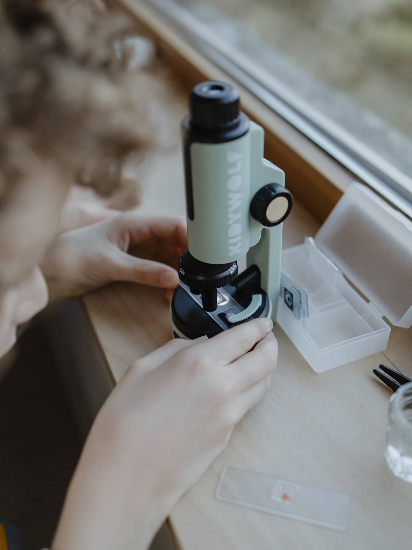 kidymicroscope KIDYWOLF verde