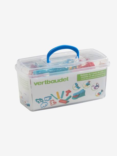 Mala de acessórios com pasta de modelar Multicolor 