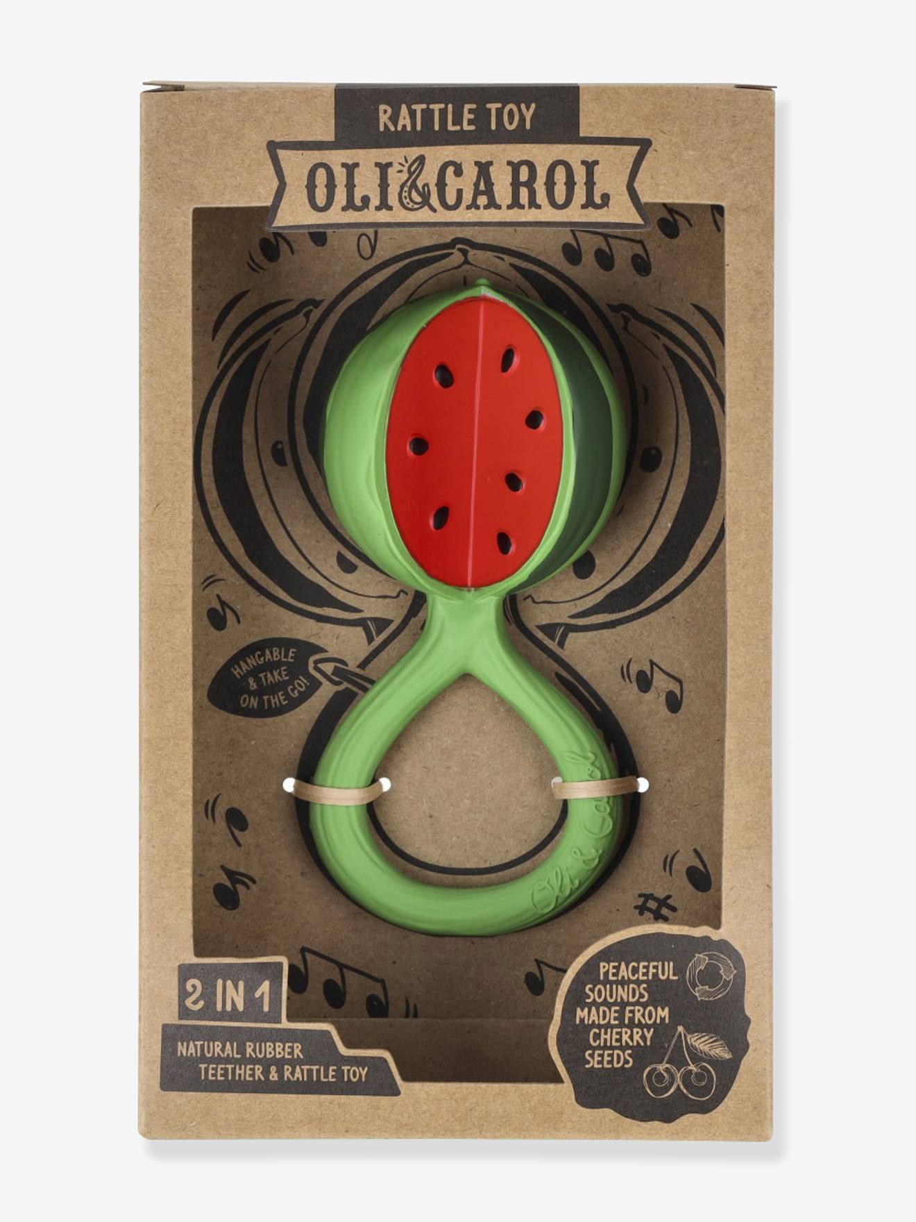 Chocalho de dentição Oli & Carol  multicolor