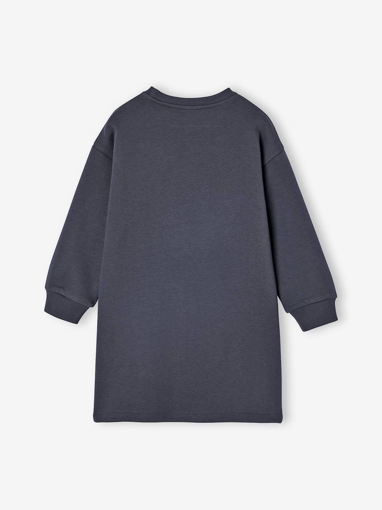 Vestido sweat Disney® Lilo e Stitch em moletão, para menina  antracite