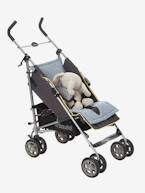 Proteção reversível para carrinho de bebé, da VERTBAUDET Azul claro/estrelas+Azul mesclado/estrelas+Cinza claro estampado+Riscas cinza/branco 