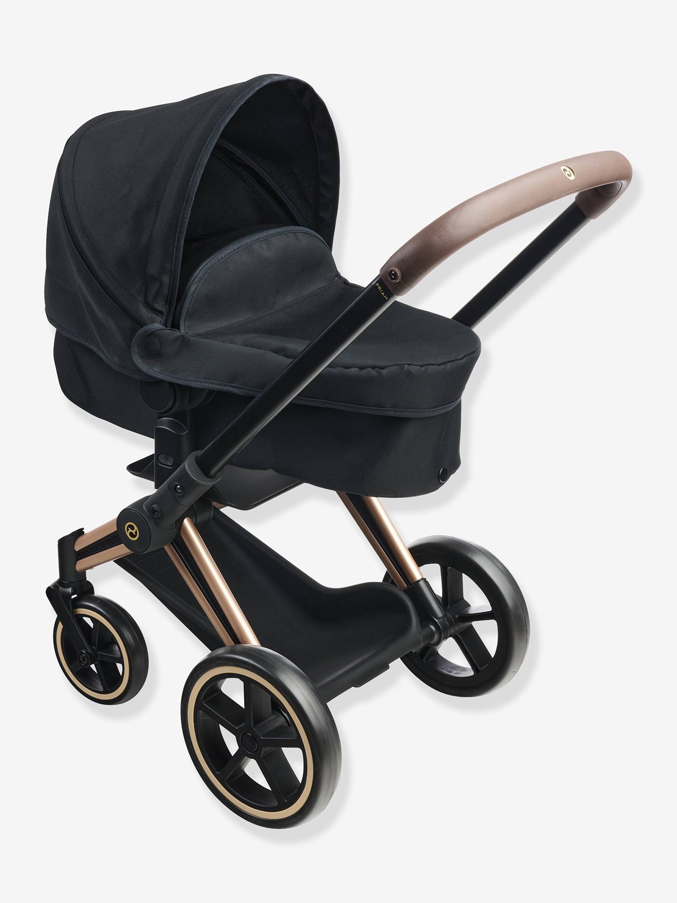 Carrinho de bebé 3 em 1, da Cybex Corolle preto