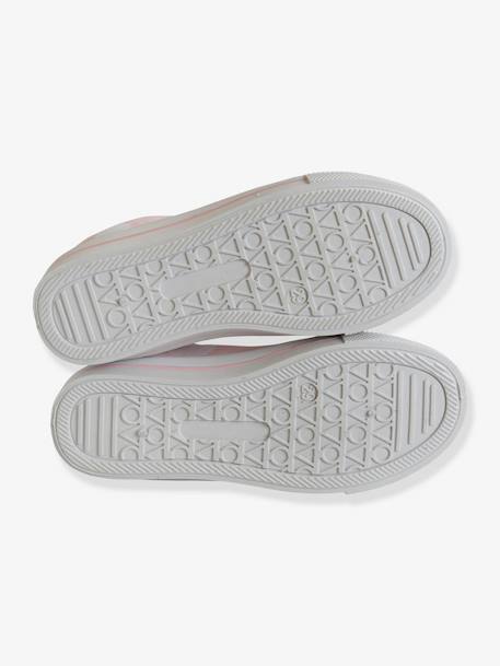 Sapatilhas com elástico, em tecido, para menina AZUL MEDIO ESTAMPADO+PRETO MEDIO LISO+ROSA CLARO ESTAMPADO+ROSA MEDIO LISO COM MOTIVO 