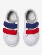 Sapatilhas com barras autoaderentes, em tecido, para menino AZUL MEDIO BICOLOR/MULTICOLOR+BRANCO CLARO LISO+VERMELHO MEDIO LISO COM MOTIVO 