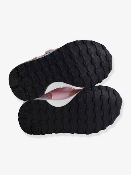 Sapatilhas com barras autoaderentes estilo running, para bebé menina AZUL CLARO LISO COM MOTIVO+ROSA CLARO LISO COM MOTIVO 