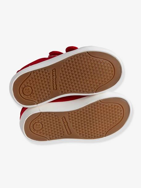 Sapatilhas com barras autoaderentes, em tecido, para menino AZUL MEDIO BICOLOR/MULTICOLOR+BRANCO CLARO LISO+VERMELHO MEDIO LISO COM MOTIVO 