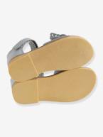 Sandálias em pele, para menina, coleção autonomia AZUL CLARO LISO+ROSA MEDIO LISO 