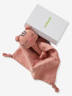 Brinquedos-Doudous e brinquedos em tecido-Caixa oferta com boneco doudou + roca, em tecido