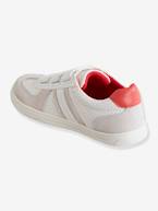 Sapatilhas com barras autoaderentes, para menino AZUL ESCURO LISO COM MOTIVO+BRANCO ESCURO LISO COM MOTIVO 