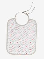 Lote de 7 babetes para bebé VERTBAUDET Estrelas/gotas água+Motivos de frutas+Multicolor+Vermelho escuro liso com motiv 