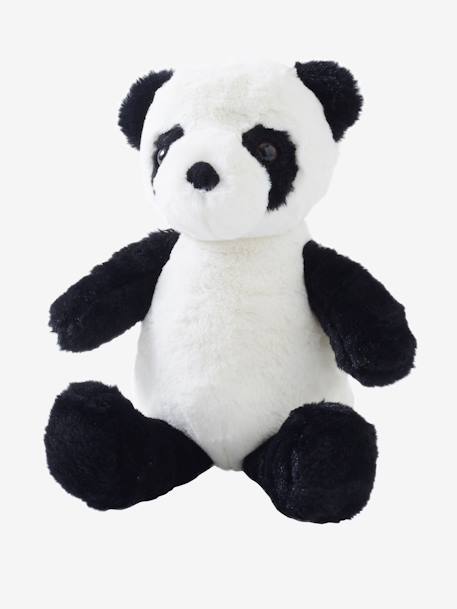 Boneco panda PRETO MEDIO LISO COM MOTIVO 