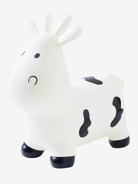 Vaca saltitante BRANCO CLARO LISO COM MOTIVO 