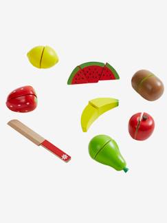 Brinquedos- Jogos de imitação- Cozinhas de brincar-Frutas para cortar, em madeira FSC®