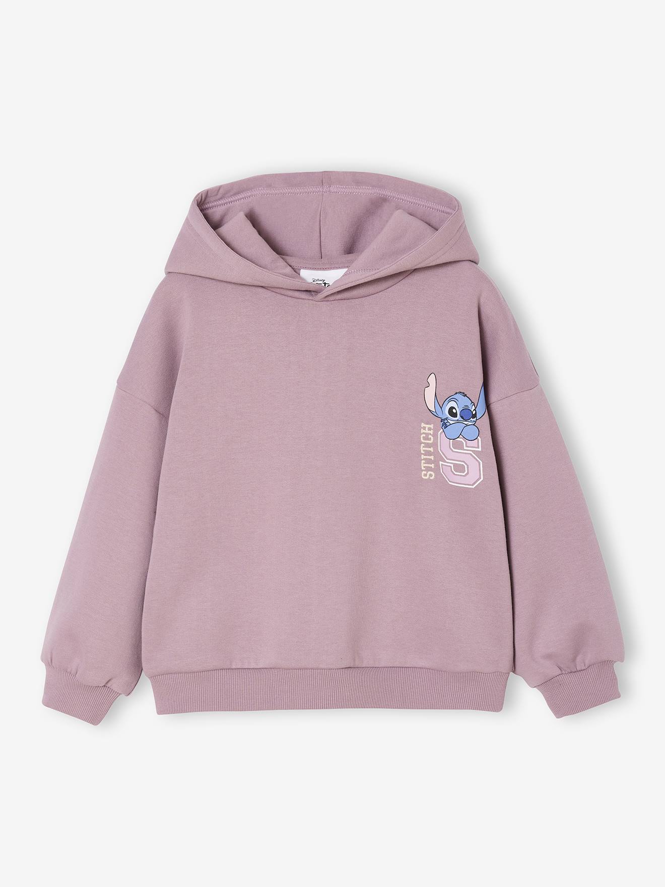 Conjunto desportivo sweat + calças Disney® Lilo & Stitch em moletão, para menina  violeta