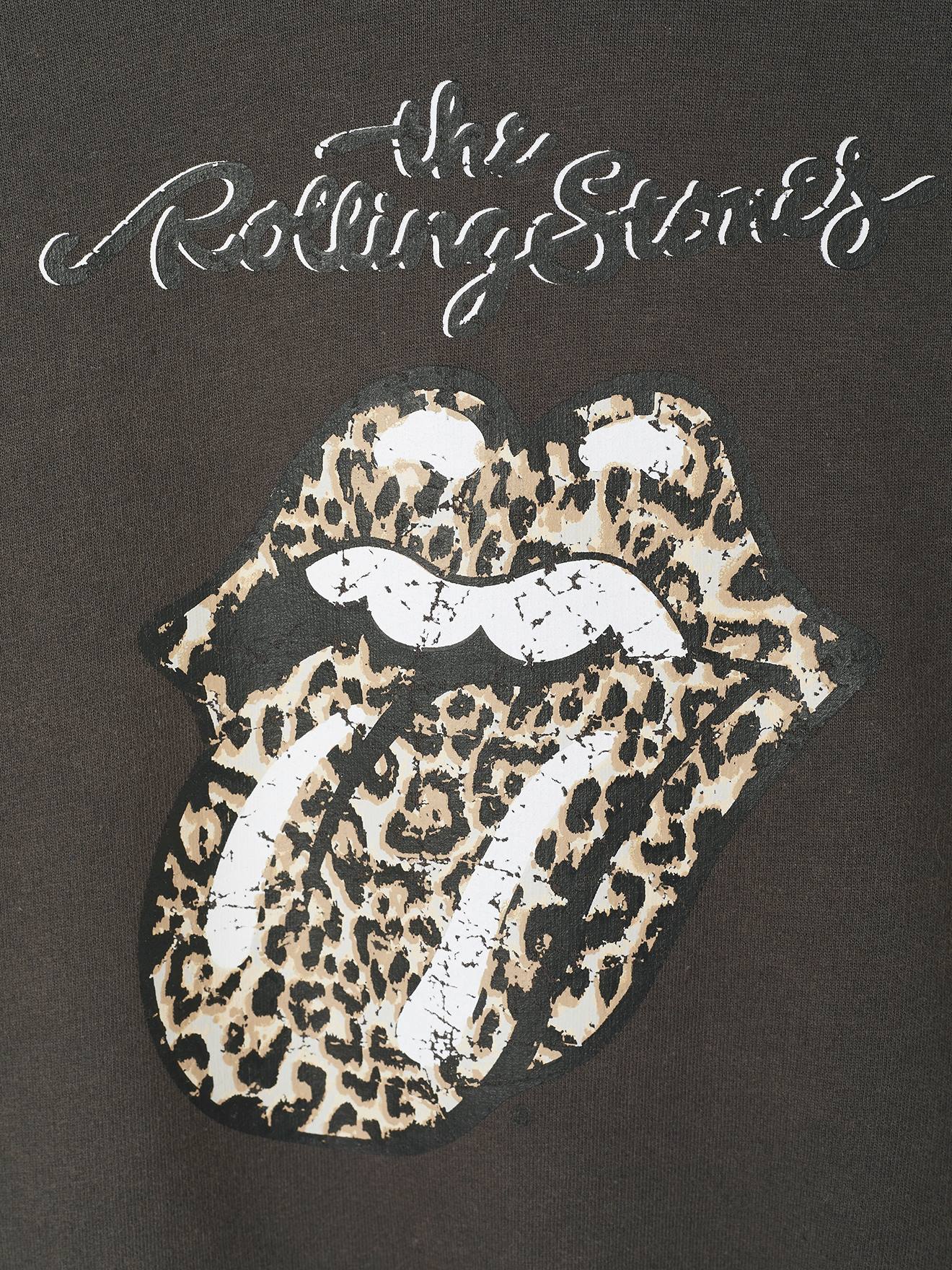 Sweat The Rolling Stones® com capuz, para menina  antracite