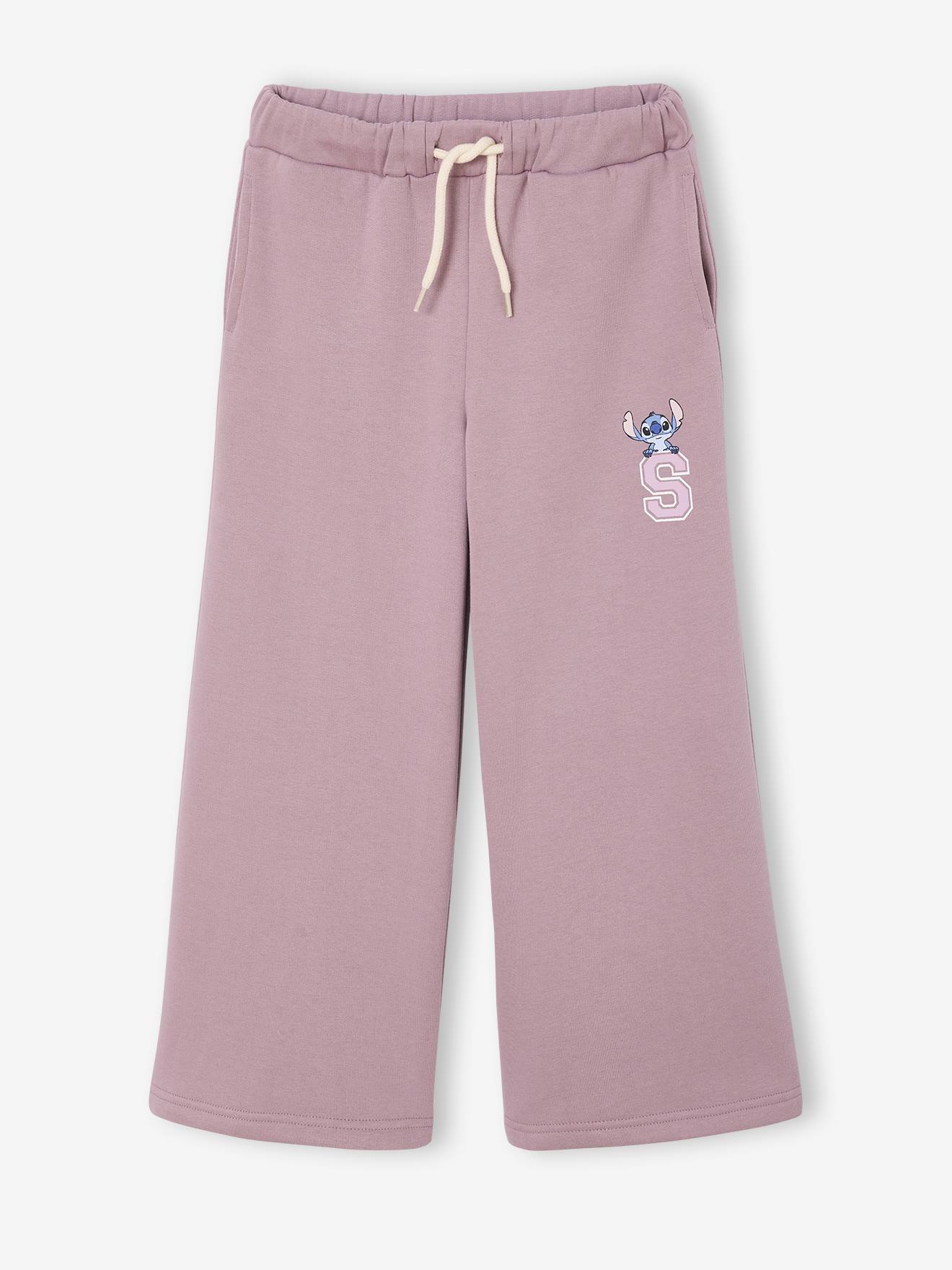 Conjunto desportivo sweat + calças Disney® Lilo & Stitch em moletão, para menina  violeta